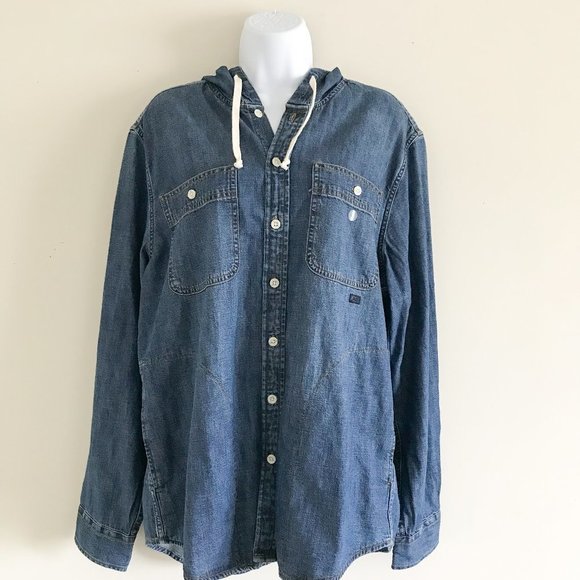 American Eagle Outfitters Other - American Eagle Outfitters Denim Hoodie Shirt